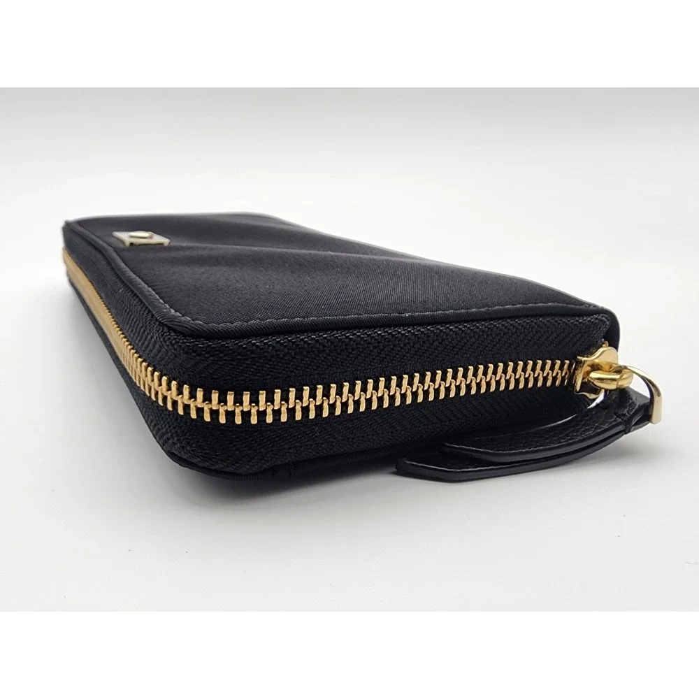 kate spade‎ new york wallet wlru5372 black buttery leather EUC